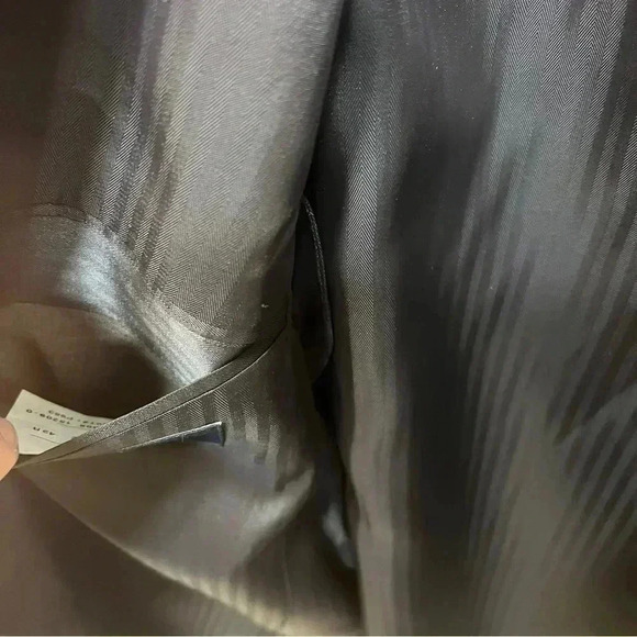 Stafford Suit Coat Jacket, Dark Blue, Size 42R, 100% Wool, Button Closure - Picture 6 of 10